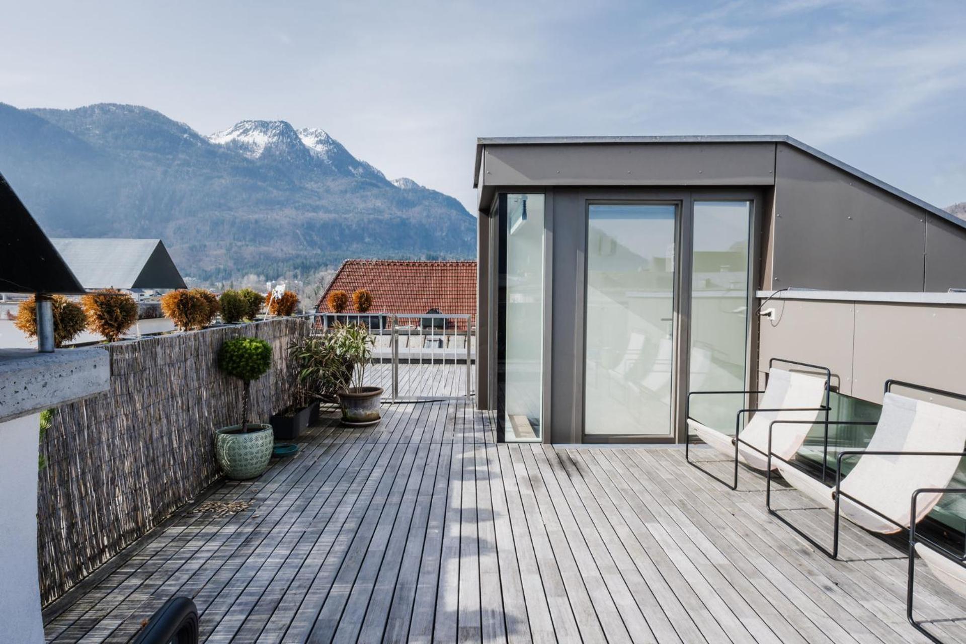 Appartement Luxus Penthouse Mit Panoramablick à Bad Ischl Extérieur photo