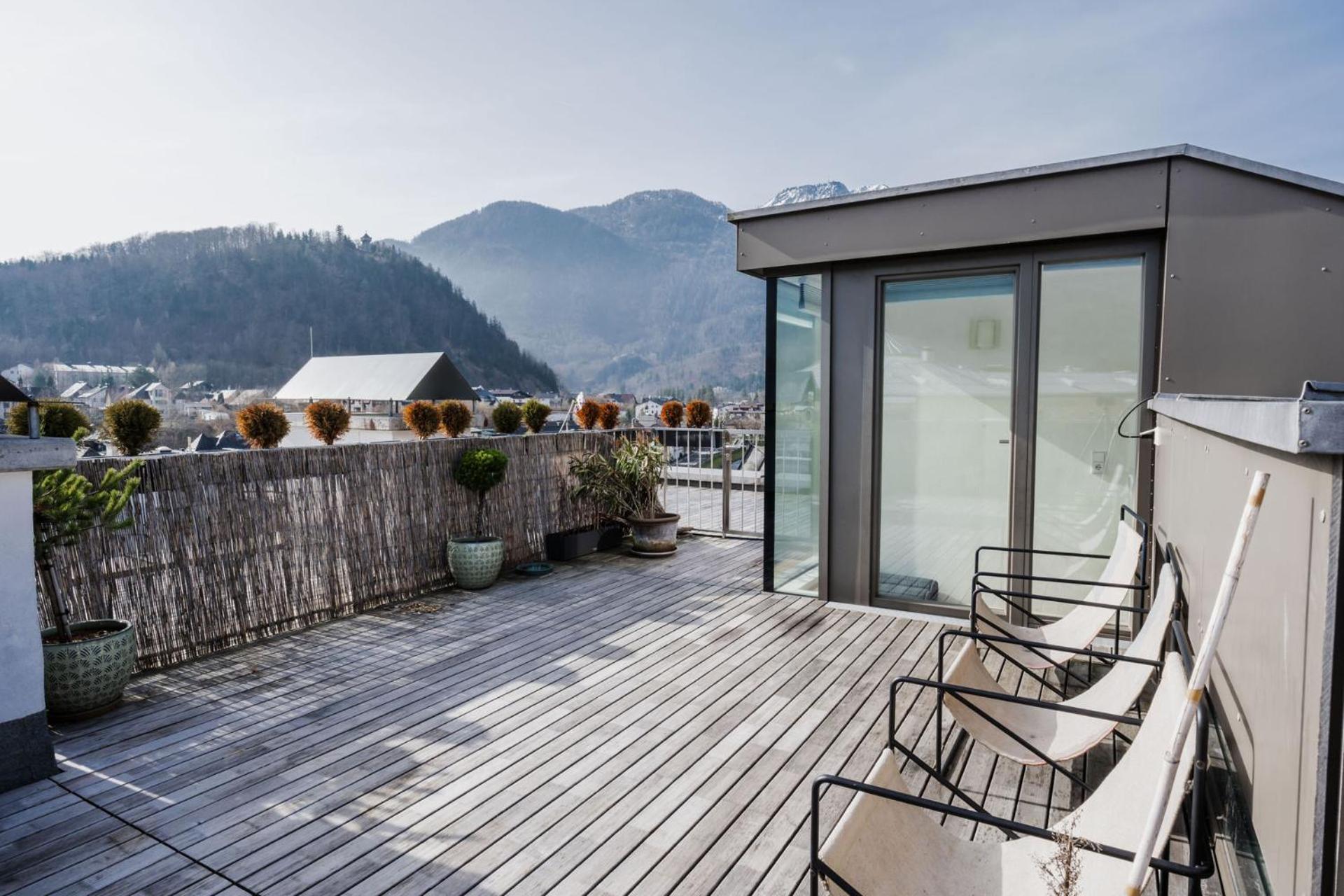 Appartement Luxus Penthouse Mit Panoramablick à Bad Ischl Extérieur photo